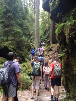 Excursion to the "Sächsische Schweiz"