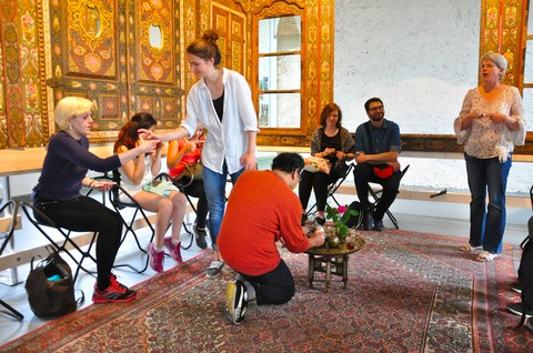 Damaskuszimmer im Japanischen Palais