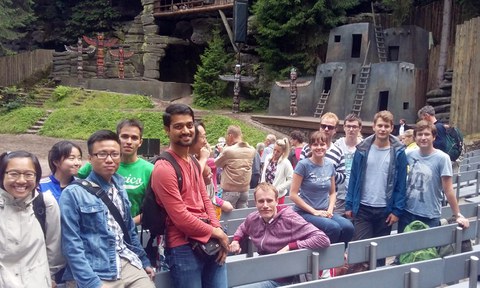 Wandertag in der Sächsischen Schweiz, Felsenbühne Rathen