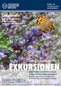 Flyer Kulturprogramm im Sommersemester 2017