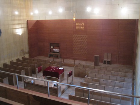 the new synagogue