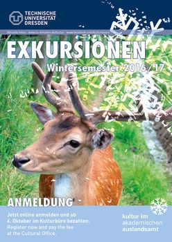 Plakat Hirsch Kulturprogramm im Wintersemester 2016/17