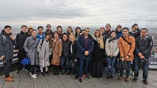 Exkursions Leipzig Völkerschlachtdenkmal Gruppe