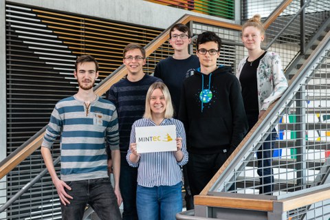 Ein Gruppenfoto der MINT-EC Stipendiaten 2019