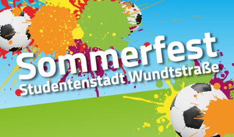 Hinweisgrafik auf das Sommerfest Wundstraße