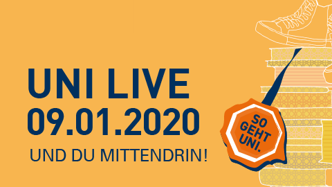 Graphik Uni Live 2019 am 10.01.2019