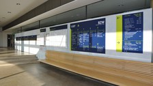 Beschilderung im Foyer BZW