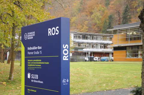 Gebäudeaufsteller Rossmäßler-Bau, Tharandt