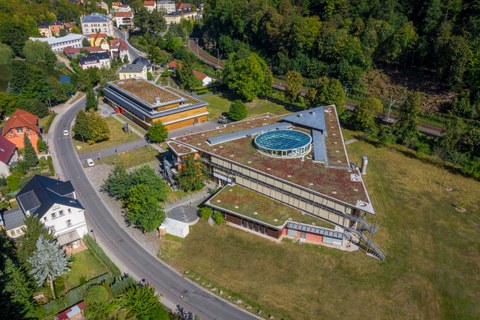 Luftaufnahme vom Campus in Tharandt