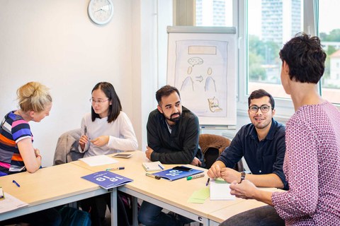 Foto eines Workshops des Career Service an der TU Dresden