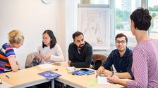 Foto eines Workshops des Career Service an der TU Dresden