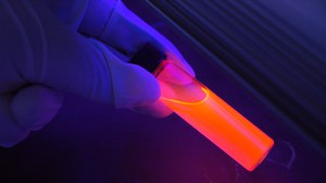 glowing tube