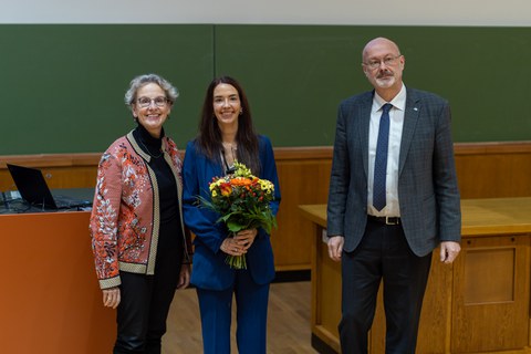 Prof.in Ursula M. Staudinger, Prof.in Elizabeth von Hauff, Prof. Karlheinz Bock