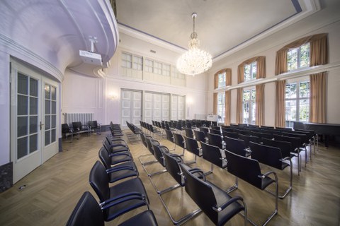 Foto des Festsaals im Rektorat der TU Dresden
