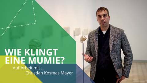 Titelbild der Videofolge mt dem Künstler Christian Kosmas Mayer