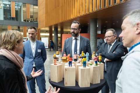 Markt der Möglichkeiten mit Staatsminister Gemkow