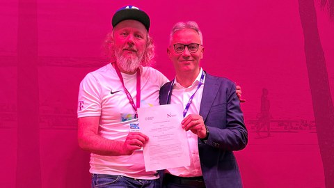 Frank H.P. Fitzek und Tommaso Melodia