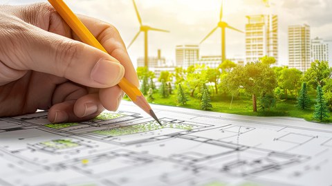 Nachhaltiges Bauen ist ein wesentlicher Beitrag zum Klimaschutz.