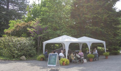 Veranstaltungspavillon im Botanischen Garten