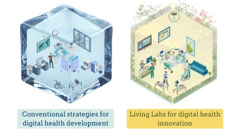 Conventional stategies for digital health management.