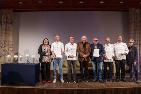 Group picture (from left to right): Katrin Stump, Andreas Rieger, Nils Henkel, Jürgen Dollase, Christian Bau, Jörg Müller, Erich Schwingshackl, Prof. Ursula Staudinger.