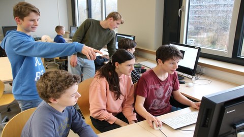Participants from the Dresden School Computing Centre.