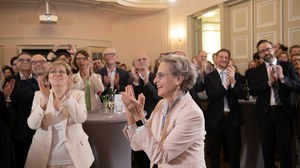 Feierstimmung im Rektorat der TU Dresden.