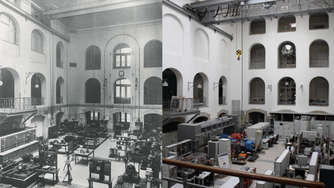 Görges-Bau 1911 und 2019.