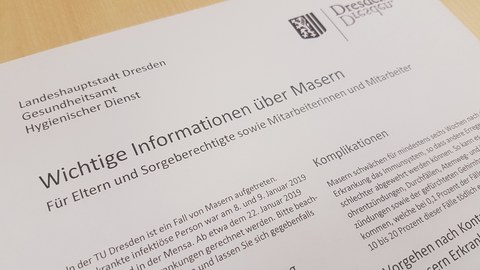 Hinweise Masern