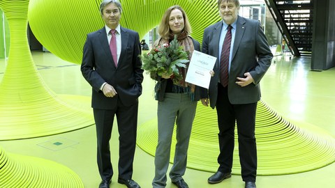 Preisübergabe Prof. Croy