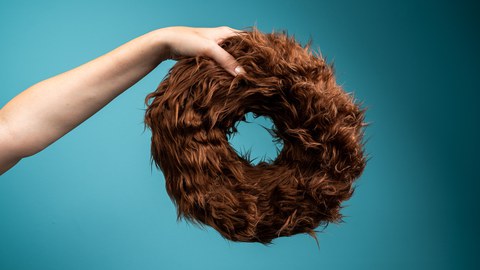 Haariger Donut