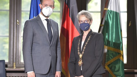 Minister Gemkow_Rektorin Staudinger