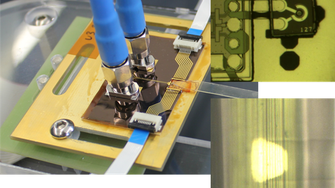Collage aus 3 verschiedenen mikroelektronischen Bauelementen.