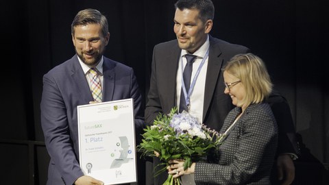 Verleihung des Sächsischen Transferpreises