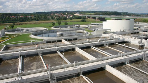 Kläranlage Stadtentwässerung Dresden