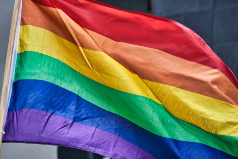 Bild einer Regenbogenfahne