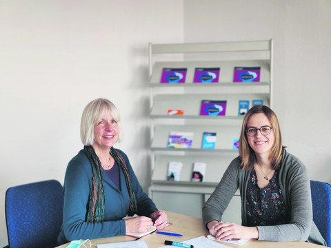 Foto von Beate Herm (l.) und Nicole Rose