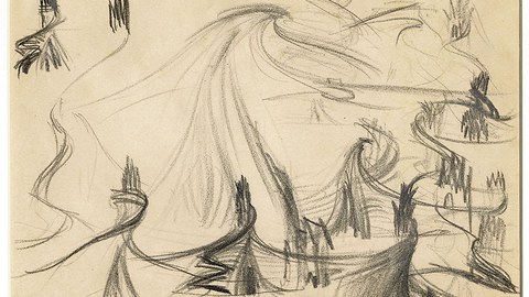 Hans Poelzig (1860–1936). Entwurfsstudie für die Filmsets von »Der Golem, wie er in die Welt kam«.