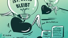 grafic recording Zeichnung zum Thema Hoffnung