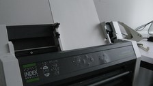 Close up of a Index Braille Everest.0 V4 printer.