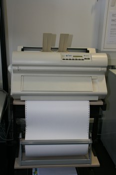 Close-up of a tactile printer of the brand Tiger.