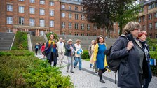 Bankpaten auf dem Weg