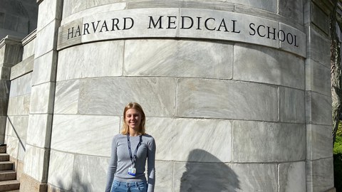 Medizinstudentin Lisa Schütze an der Harvard Medical School