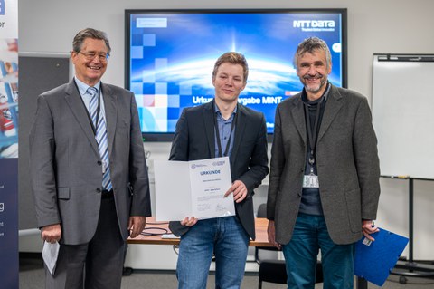 Urkundenübergabe MINT-Stipendiat:innen 2022