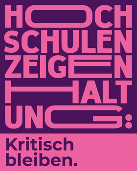 Logo Kampagne Haltung zeigen Kritisch