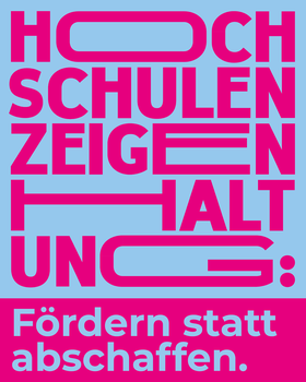 Logo Kampagne Haltung zeigen Fördern