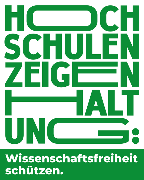 Logo Haltung zeigen Wissenschaftsfreiheit