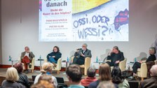 Photo of a panel discussion