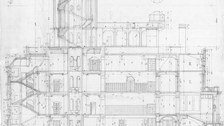 Bauingenieurgebäude um 1950 Planung Wiederaufbau