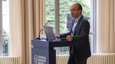 Foto des CDIO der TUD, Prof. Dr. Lars Bernard während seines Grußwortes.